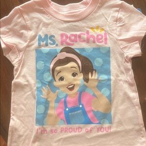 Pink "Ms. Rachel" Graphic Tee